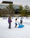 Child Learning to Ice Skate